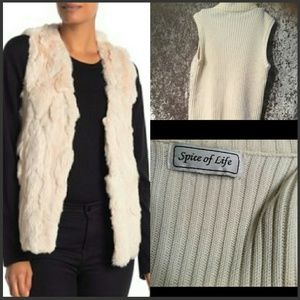 "Spice Of Life" Faux Fur Vest